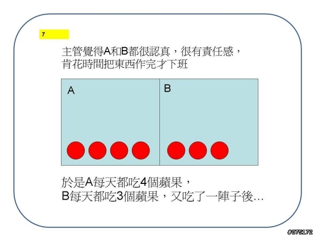 從吃蘋果看 加班與離職的惡性循環