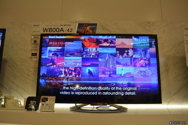 SONY42W800A跟40HX750最後比較 這周末將決定購入的機種 (附上西門町SONY直營店內部照片)
