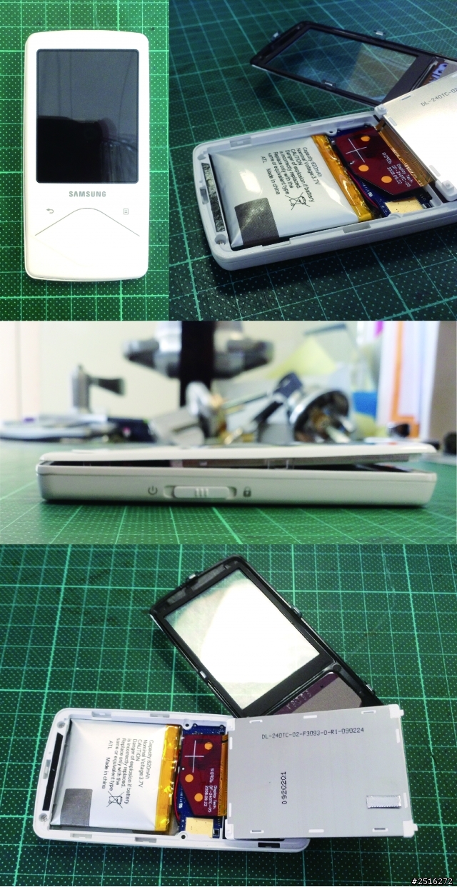 Samsung MP4(YP-Q1) 電池膨脹