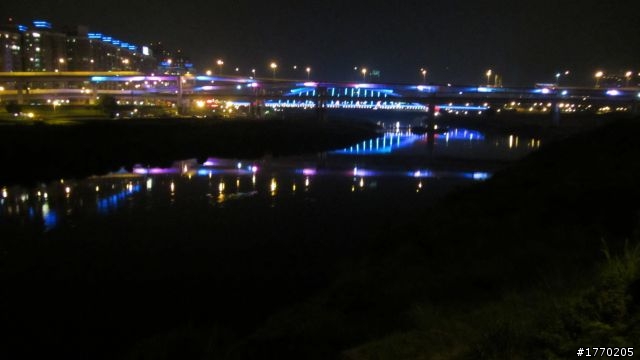 新店溪自行車道~夜訪新店陽光橋、碧潭風景區