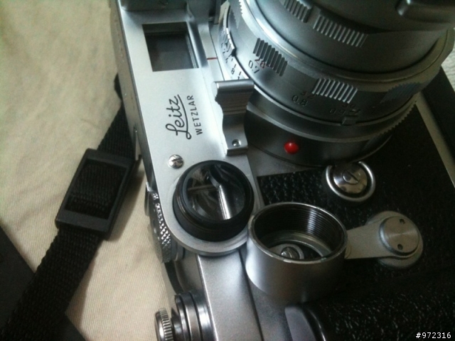 分享Leica 50mm F2 Summicron DR EYE 眼鏡上下疊影調整