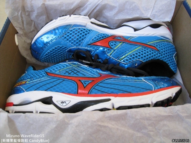 新糖果藍慢跑鞋- MizunoWaveRider15
