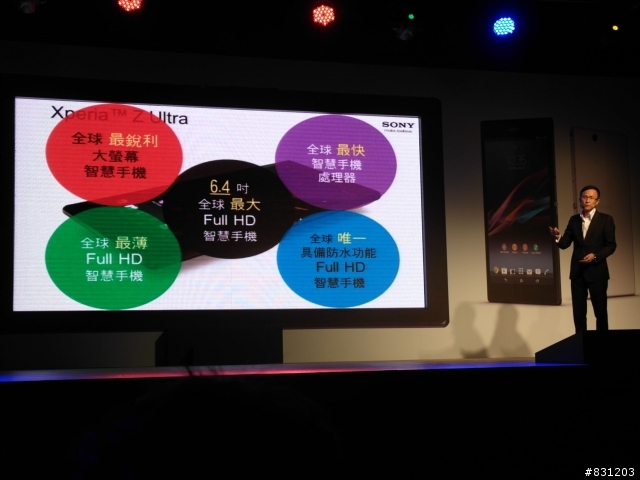 SONY Z Ultra 尺寸比較與實機體驗會!