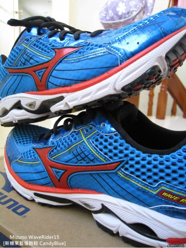 新糖果藍慢跑鞋- MizunoWaveRider15