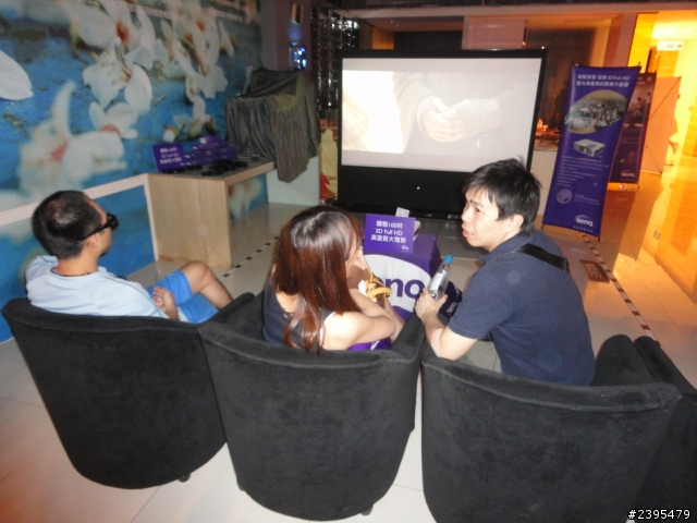 BenQ 投影機體驗會活動心得分享 - 三坪享受100吋 3D Full HD 藍光高畫質大畫面