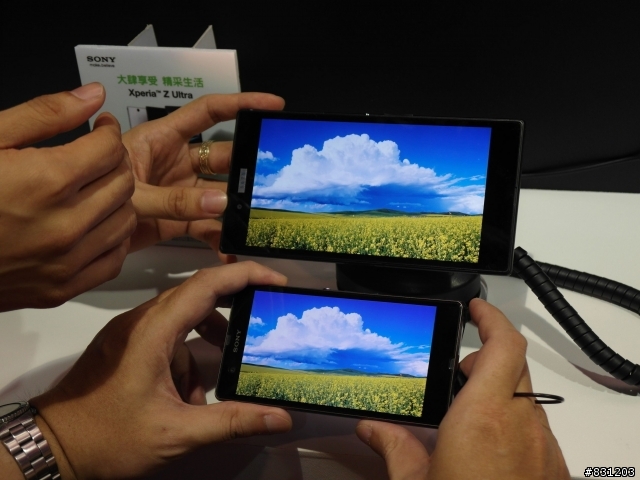 SONY Z Ultra 尺寸比較與實機體驗會!
