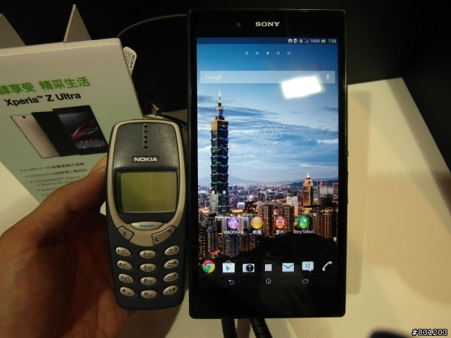 SONY Z Ultra 尺寸比較與實機體驗會!