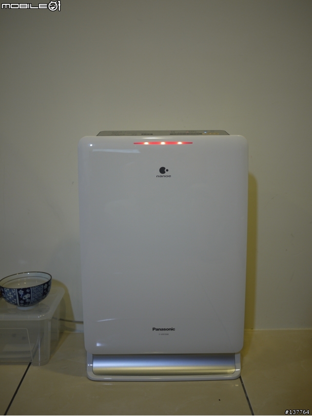Panasonic空氣清淨機F-VXF35W-nanoe奈米水離子體驗