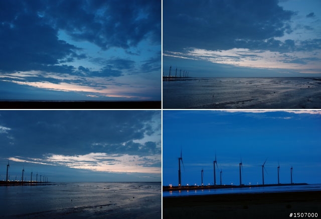 高美溼地-看晚霞拍夕陽