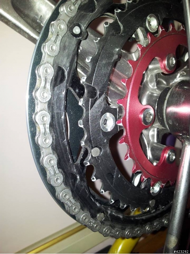 用WD40 清潔鏈條........