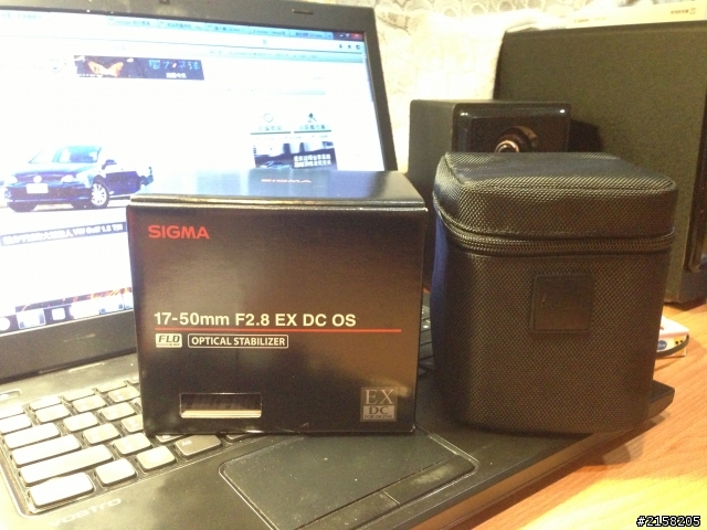 sigma 17-50mm F2.8 EX DC OS 鏡頭開箱(補公司貨照片).....8/7補保證書照片