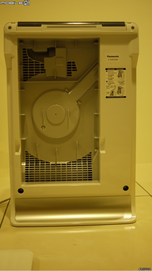 Panasonic空氣清淨機F-VXF35W-nanoe奈米水離子體驗