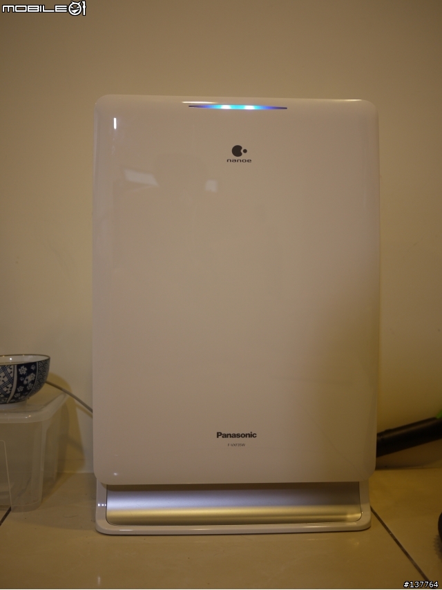 Panasonic空氣清淨機F-VXF35W-nanoe奈米水離子體驗