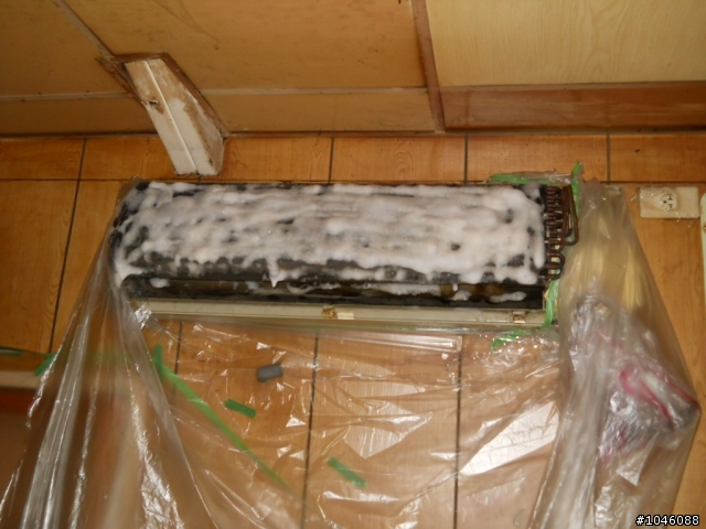 冷氣室內機DIY清洗(日立,國際,金星)-有遮蔽保護,不會弄髒室內裝潢