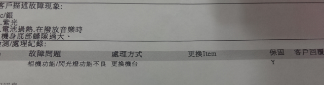 想問一下我送修回來的NEW ONE 著紫氣算正常的嗎?