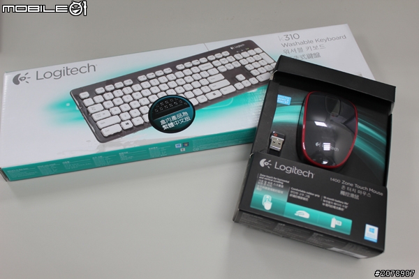 羅技K310可水洗式鍵盤+T400觸控滑鼠開箱