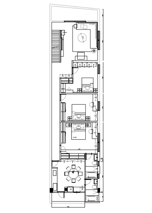 長條型的房屋,關於裝潢設計上有什麼好的建議(附圖)大約多少能搞定?