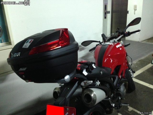 Ducati Monster796 直上安裝GIVI後箱(簡單分享)