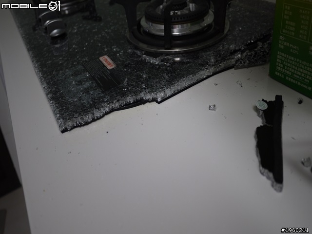 我家的櫻花瓦斯爐面板爆裂