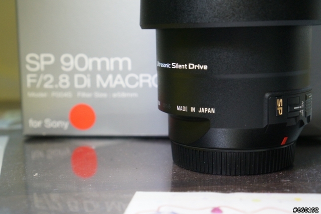 (F004不專業之開箱)TAMRON SP 90mm F/2.8 Di MACRO 1:1 USD for $ony