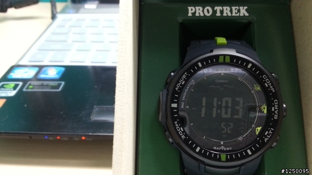 CASIO TRO TREK登山錶系列PRW-3000-2DR開箱.....補上11天的使用心得