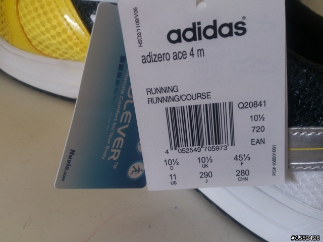 【開箱文】 黃色ADIDAS ADIZERO ACE 4