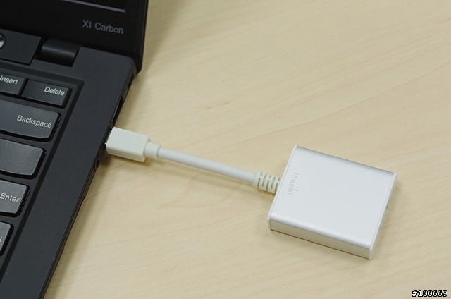 【黑白配】Thinkpad X1 Carbon x Moshi Mini DisplayPort to HDMI Adapter