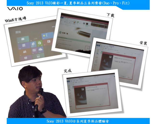 【Sony 2013 VAIO精彩一夏】---夏季新品三系列齊發(Duo、Pro、Fit)