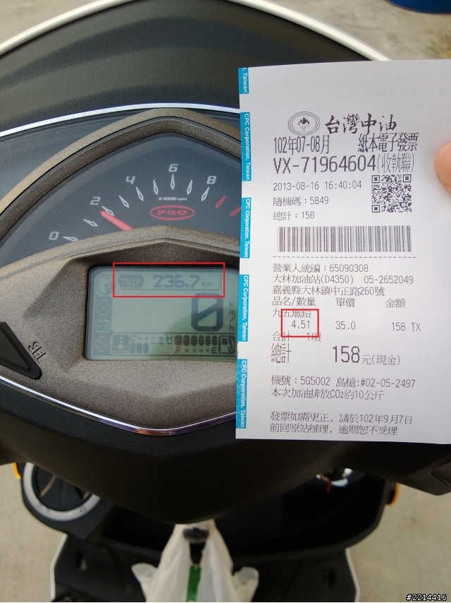 PGO 小白虎開箱+囉喱八說~八張圖~慎入