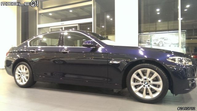 昨天去展間賞車 2014 BMW 528i (F10)