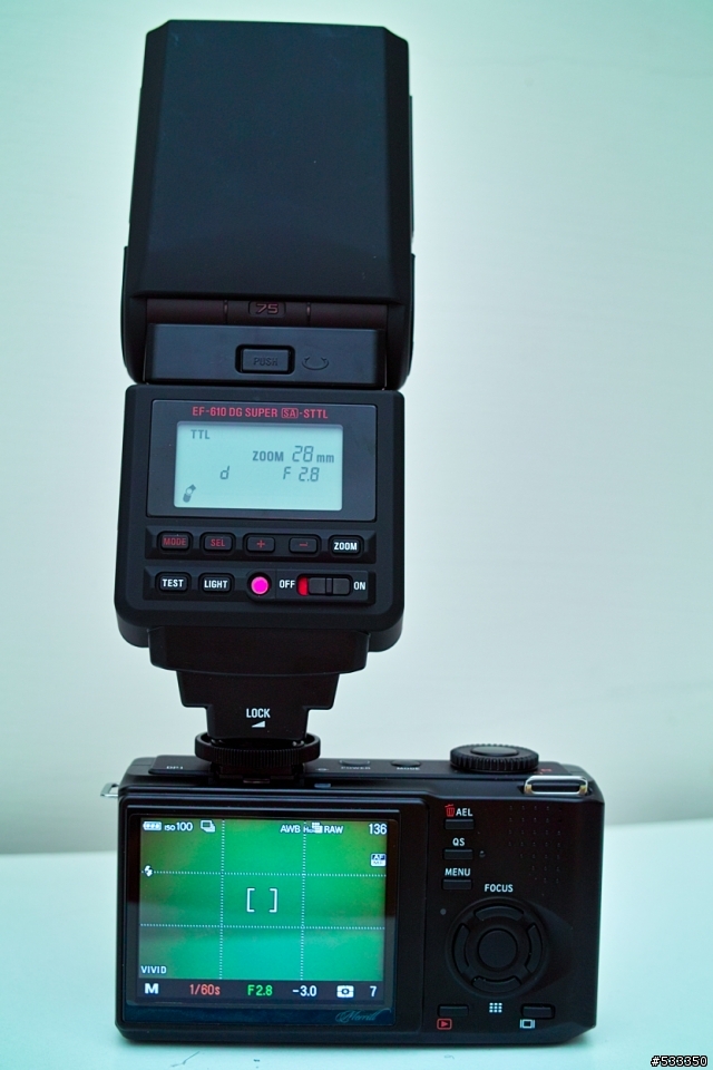 SIGMA EF-610 DG Super 閃光燈 與 SIGMA DP 的相遇