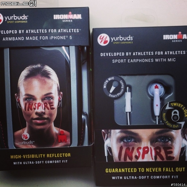Yurbuds Ironman Athletic Armband & Yurbuds Ironman Inspire Talk簡易開箱文