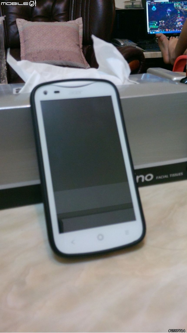 Acer Liquid E2 白色開箱!(補圖補圖!!