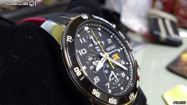 SEIKO Sportura 巴塞隆納鬧鈴三眼計時矽膠腕錶-開箱