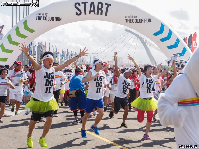 【採訪】The Color Run彩色路跑 台北站正式開跑!
