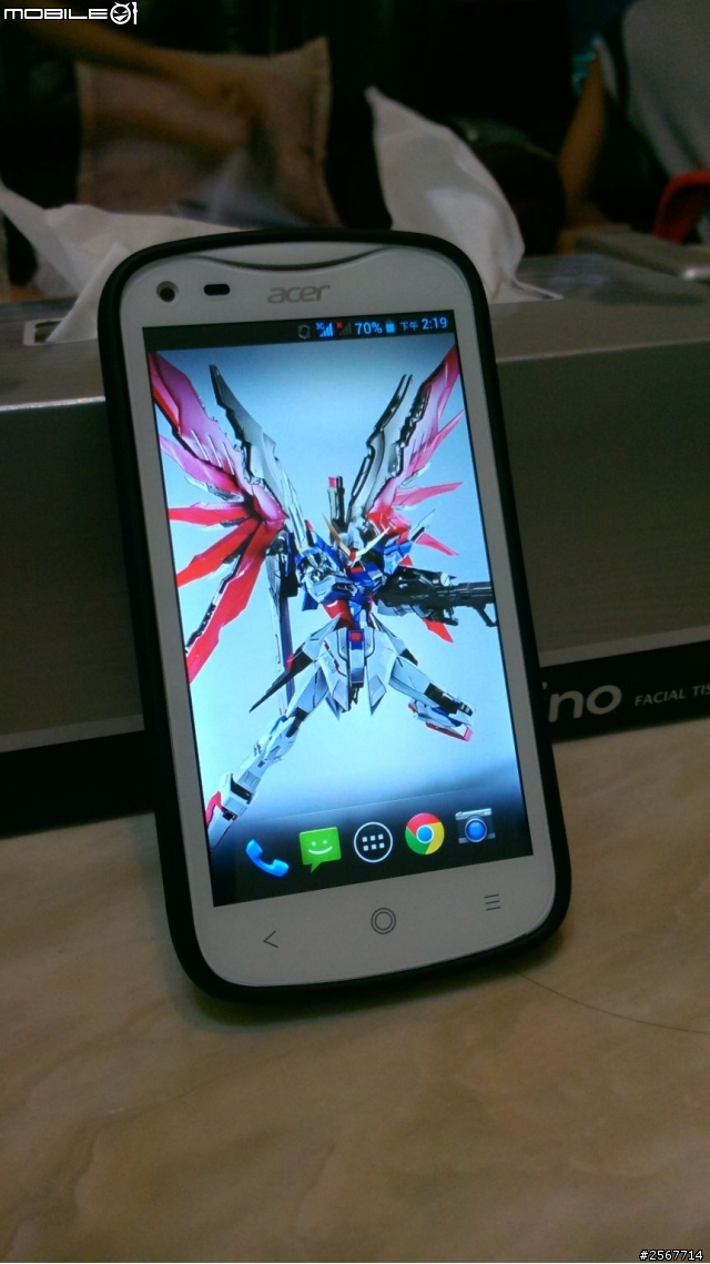 Acer Liquid E2 白色開箱!(補圖補圖!!