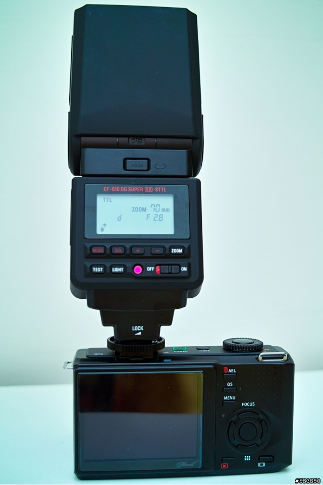 SIGMA EF-610 DG Super 閃光燈 與 SIGMA DP 的相遇