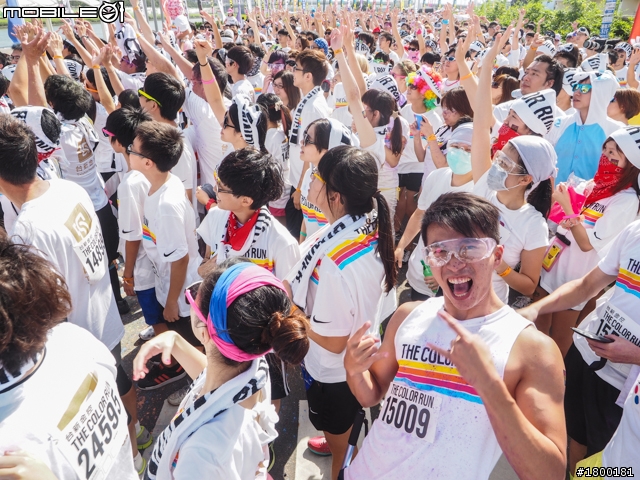 【採訪】The Color Run彩色路跑 台北站正式開跑!