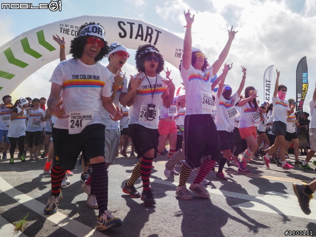 【採訪】The Color Run彩色路跑 台北站正式開跑!