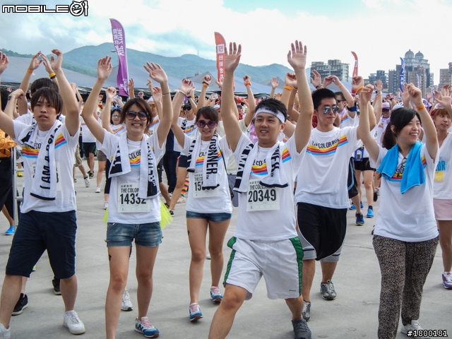 【採訪】The Color Run彩色路跑 台北站正式開跑!