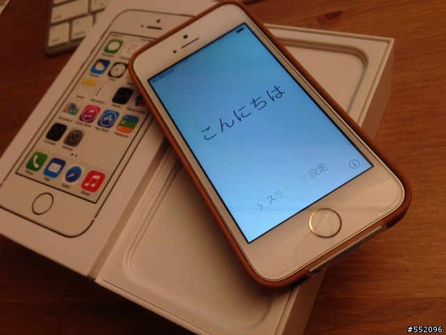 iPhone5s 32GB Gold開箱照