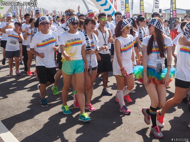 【採訪】The Color Run彩色路跑 台北站正式開跑!