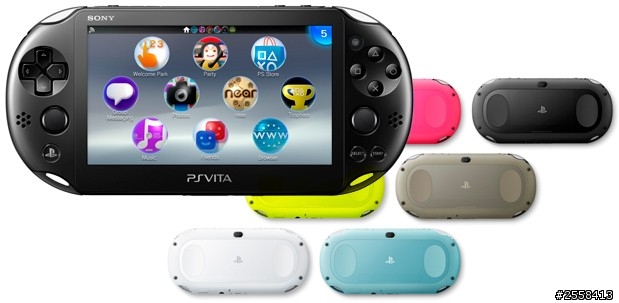 新 PlayStation Vita 發表:更小更輕續航更強、六款顏色 10 月 10 日上市