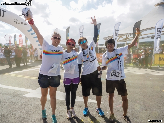 【採訪】The Color Run彩色路跑 台北站正式開跑!