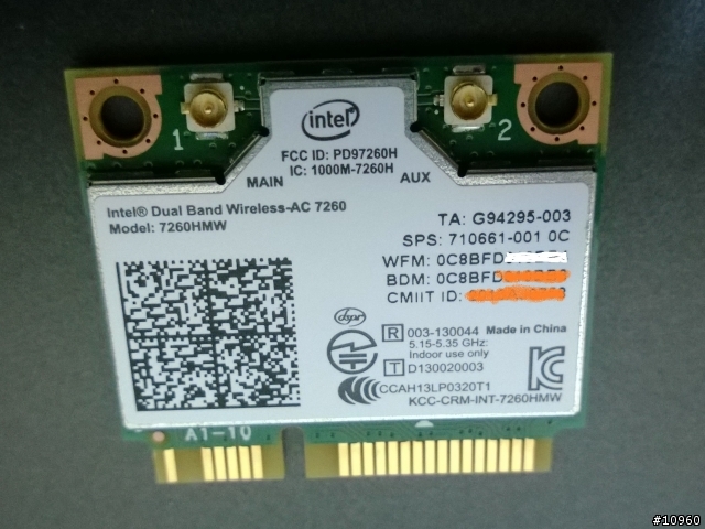 HP Envy 14-K025TX 換掉無能的網卡