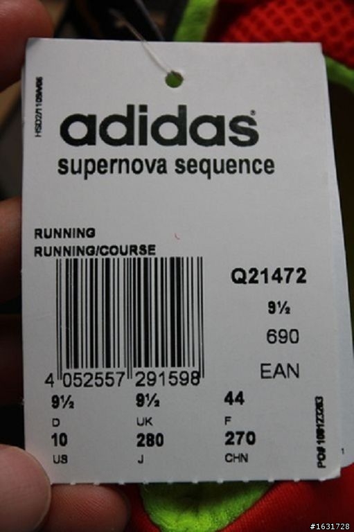 adidas supernova sequence 6 m --- 2013 台北馬拉松訓練跑鞋