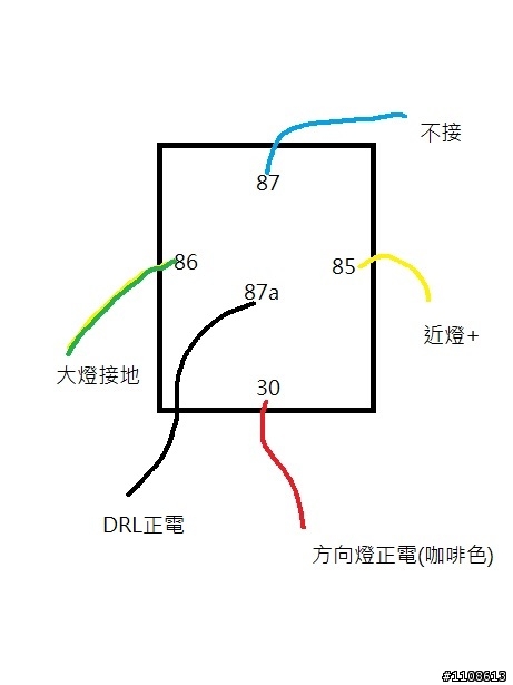 我不舊 我叫勁戰之安全性配備DRL日行燈上身 大燈開日行燈關