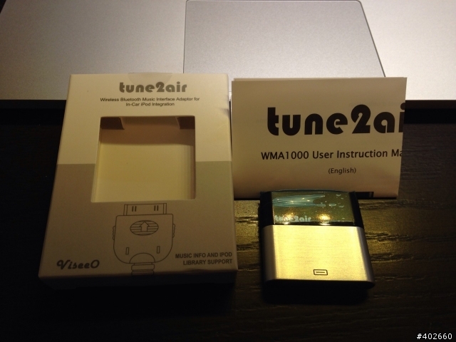 tune2Air藍牙接收器 開箱 沒有藍牙播放音樂的audi車主有福囉