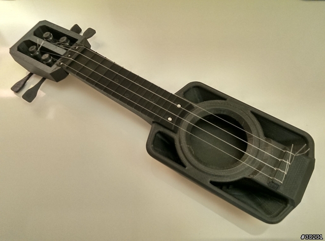 【圓一個烏克麗麗的夢】3d printed 烏克麗麗