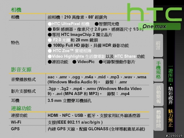 【HTC One max】一遊所指‧精彩視界 魅力無止。HTC同樂會!(台北場)